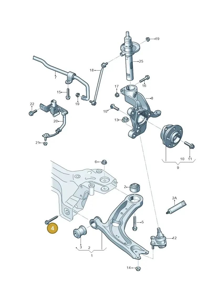 N91217701 — Skoda Kodiaq (2018-2022) diagram 834407000, position 4