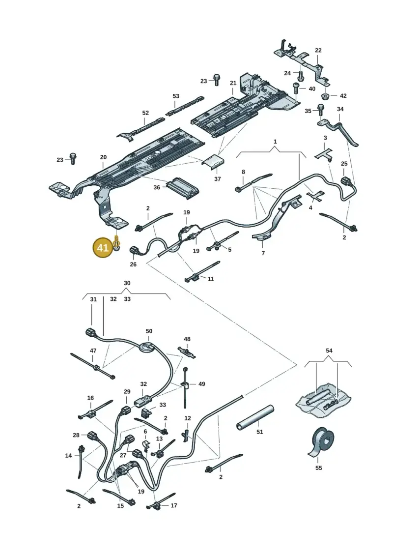N91260401 — Skoda Enyaq (2020-) diagram 11a970012, position 41