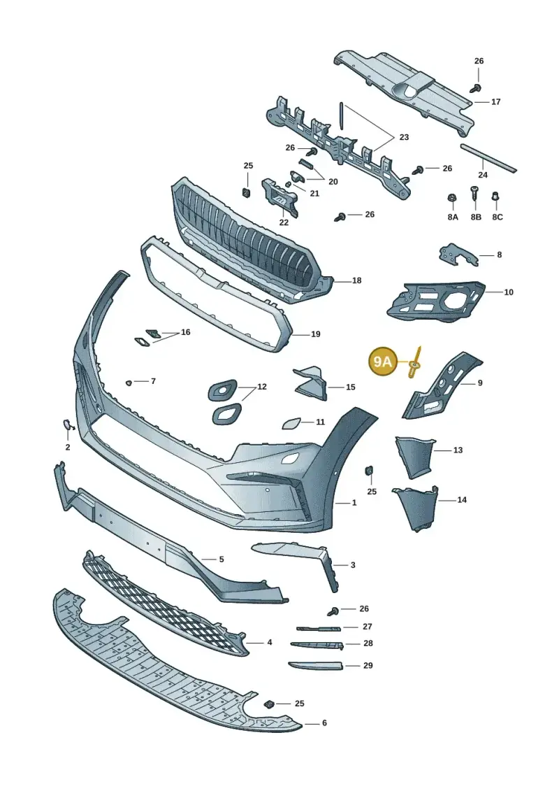 N91269201 — Skoda Enyaq (2020-) diagram 50a807005, position 9A