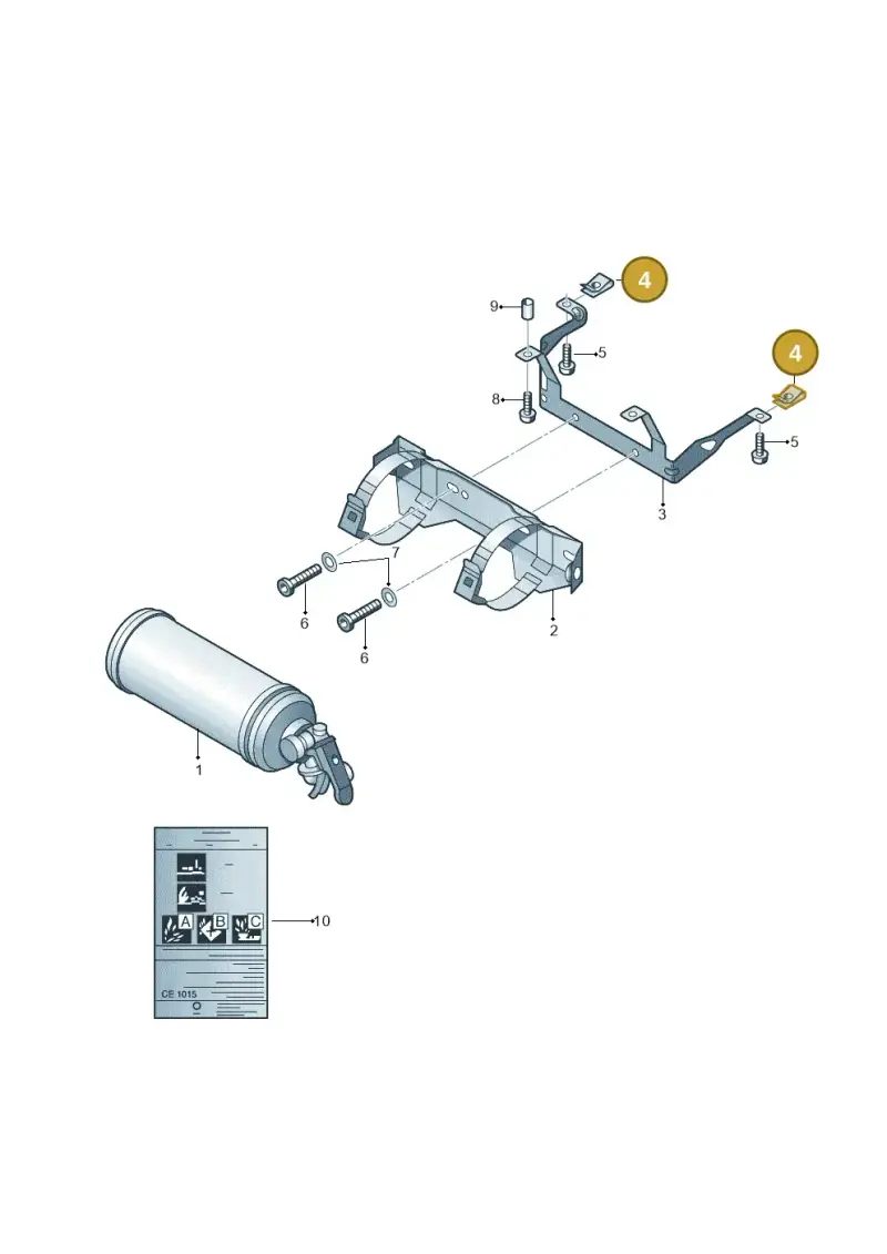 N91297401 — Skoda Superb Combi (2023-) diagram 419011110, position 4