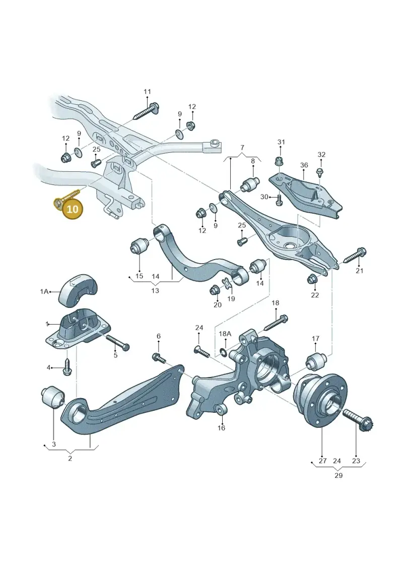 WHT000227 — Skoda Octavia (2019-2024) diagram 745505300, position 10