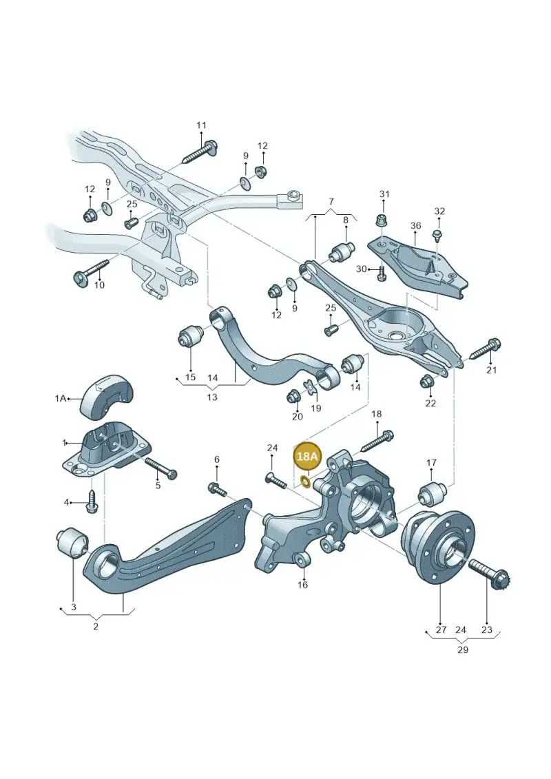 WHT000724 — Skoda Octavia (2019-2024) diagram 745505300, position 18A