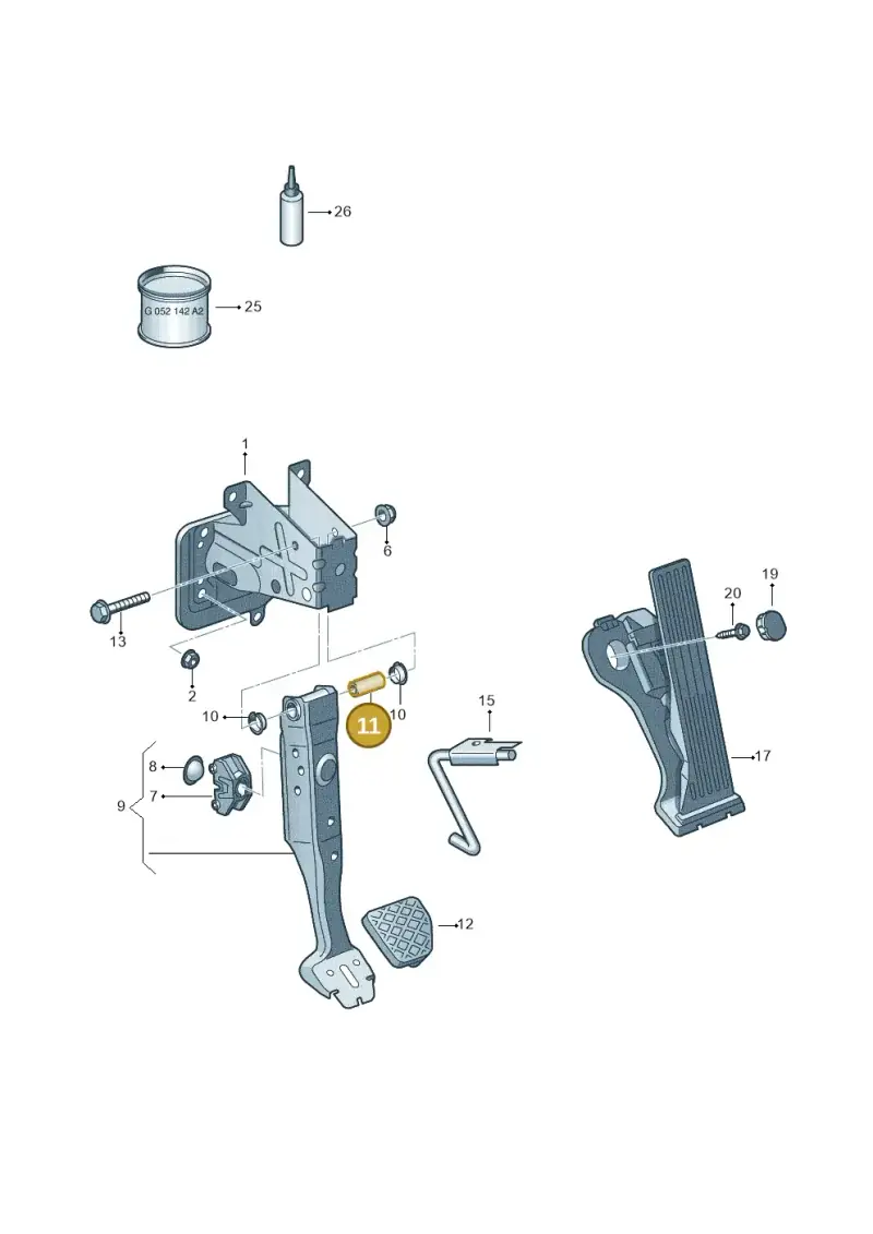 WHT002483 — Skoda Yeti (2013-2017) diagram 632721600, position 11