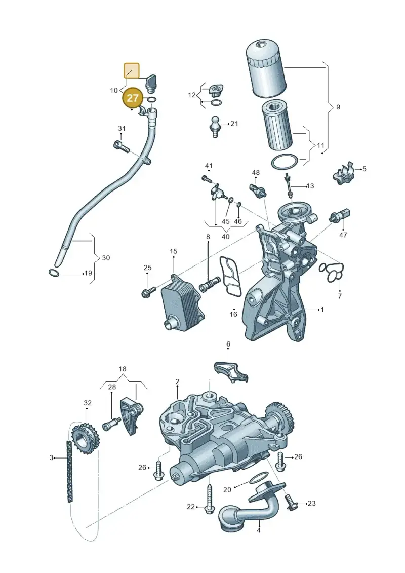 WHT002784 — Skoda Octavia (2019-2024) diagram 848115120, position 27