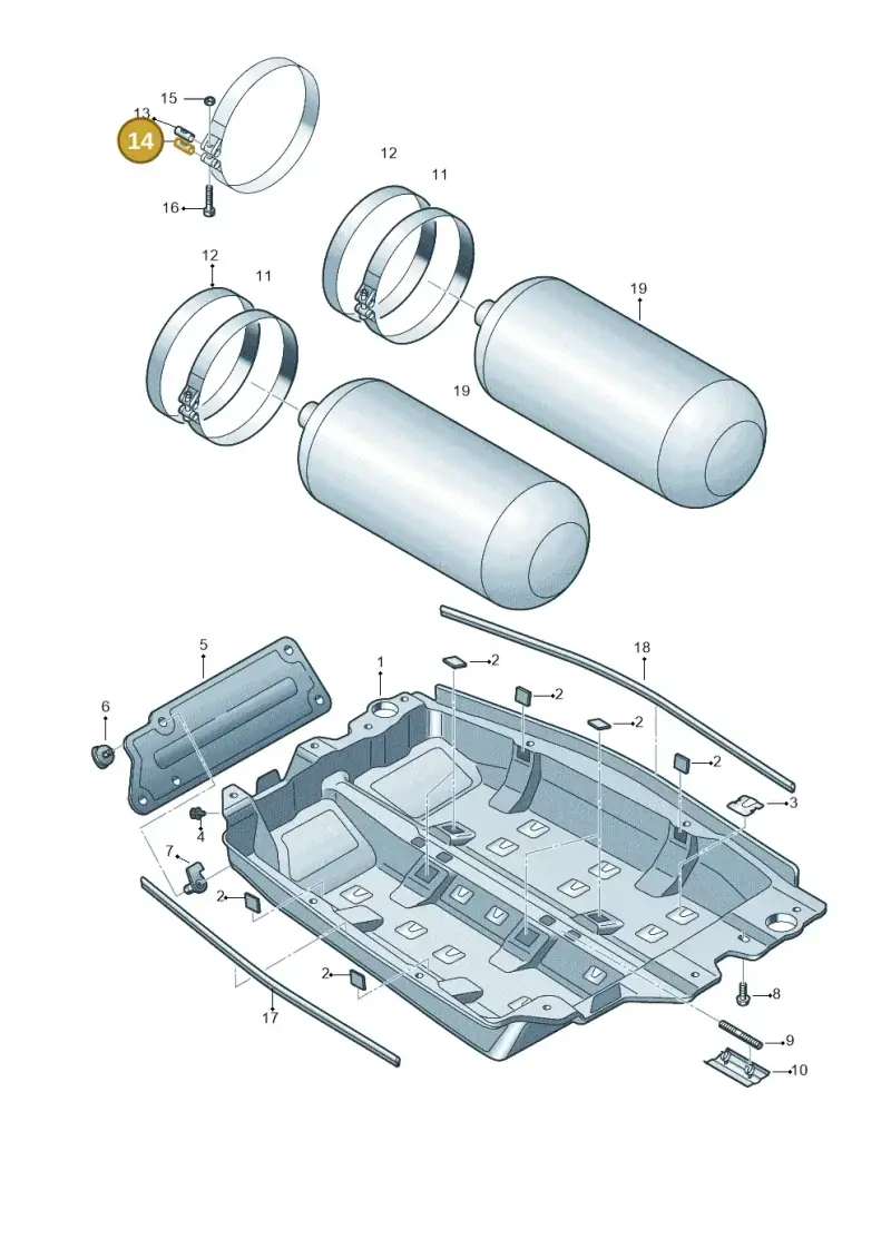 WHT006404 — Skoda Kamiq (2019-) diagram 837201100, position 14