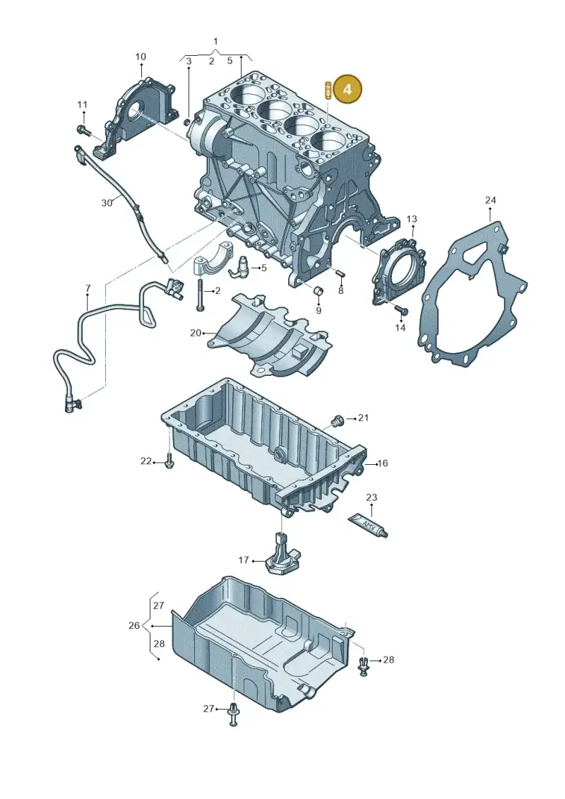 WHT006540 — Skoda Kamiq (2019-) diagram 884103200, position 4