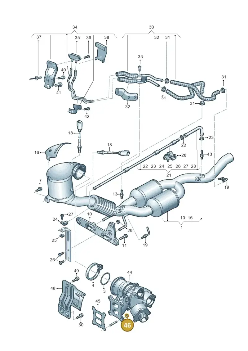 WHT007210 — Skoda Superb Combi (2023-) diagram 596253350, position 46