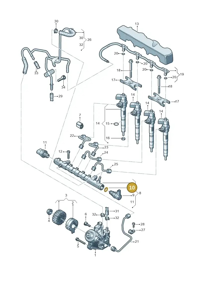 WHT008239 — Skoda Kodiaq (2024-) diagram 746130000, position 10