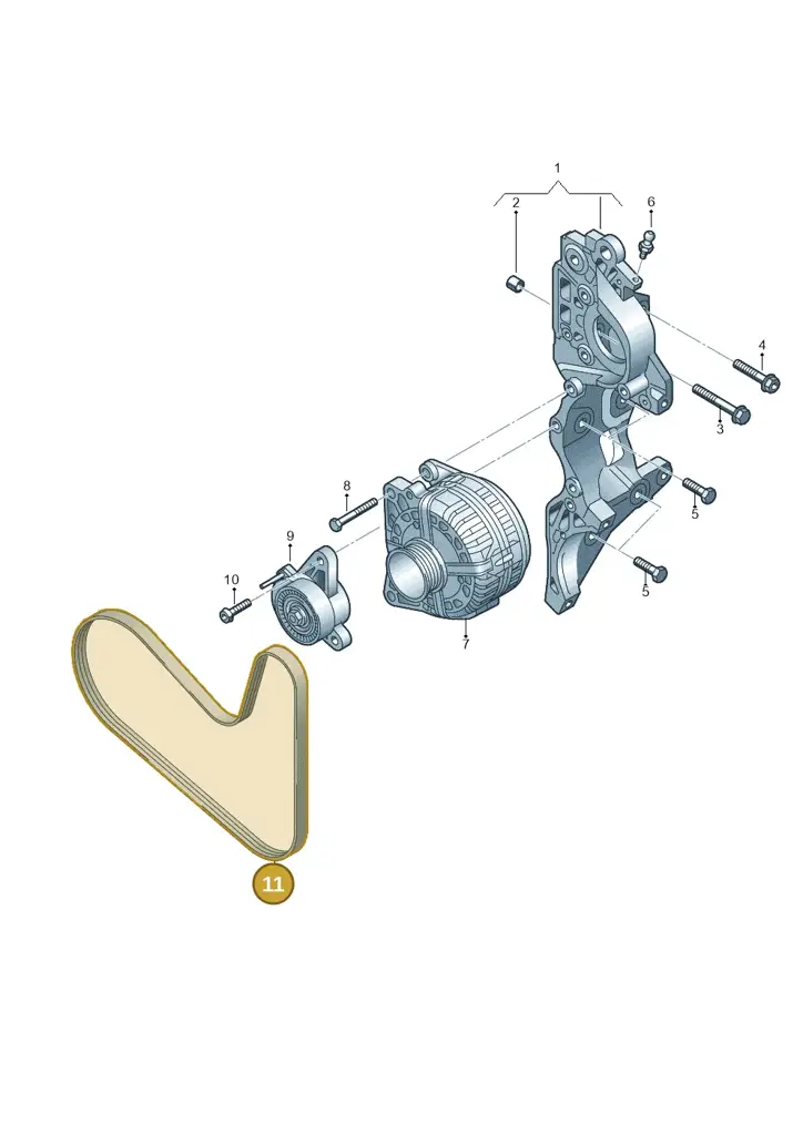000012107 — Volkswagen Tiguan 2.0 4Motion (2017-2024) diagram 745903450, position 11