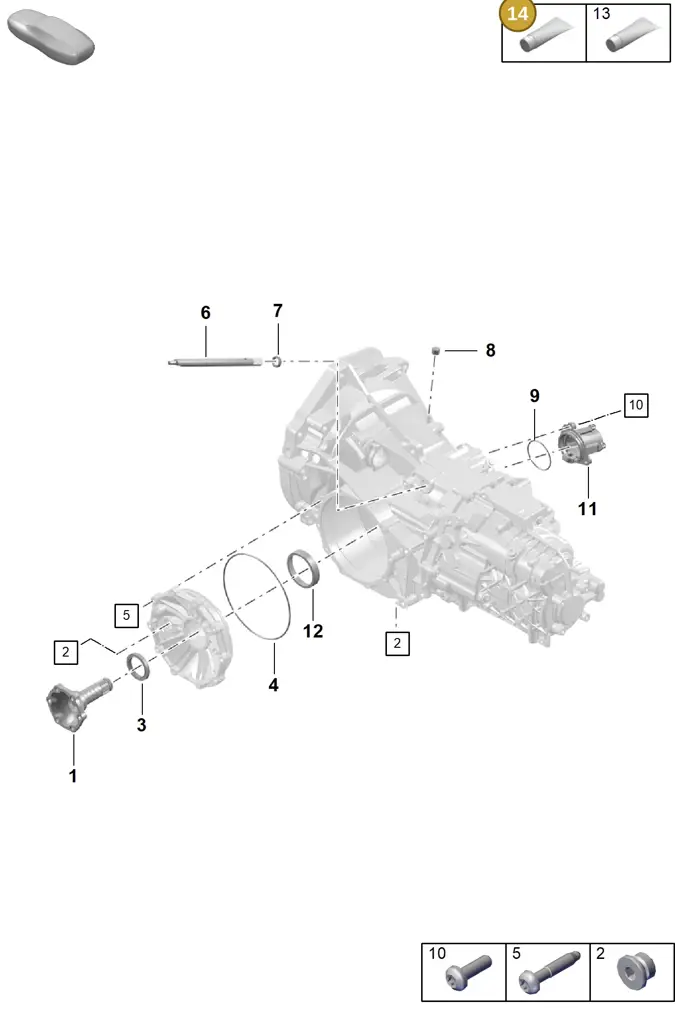 00004330573 — Porsche Boxster Spyder (2019-2020) diagram p54301150, position 14