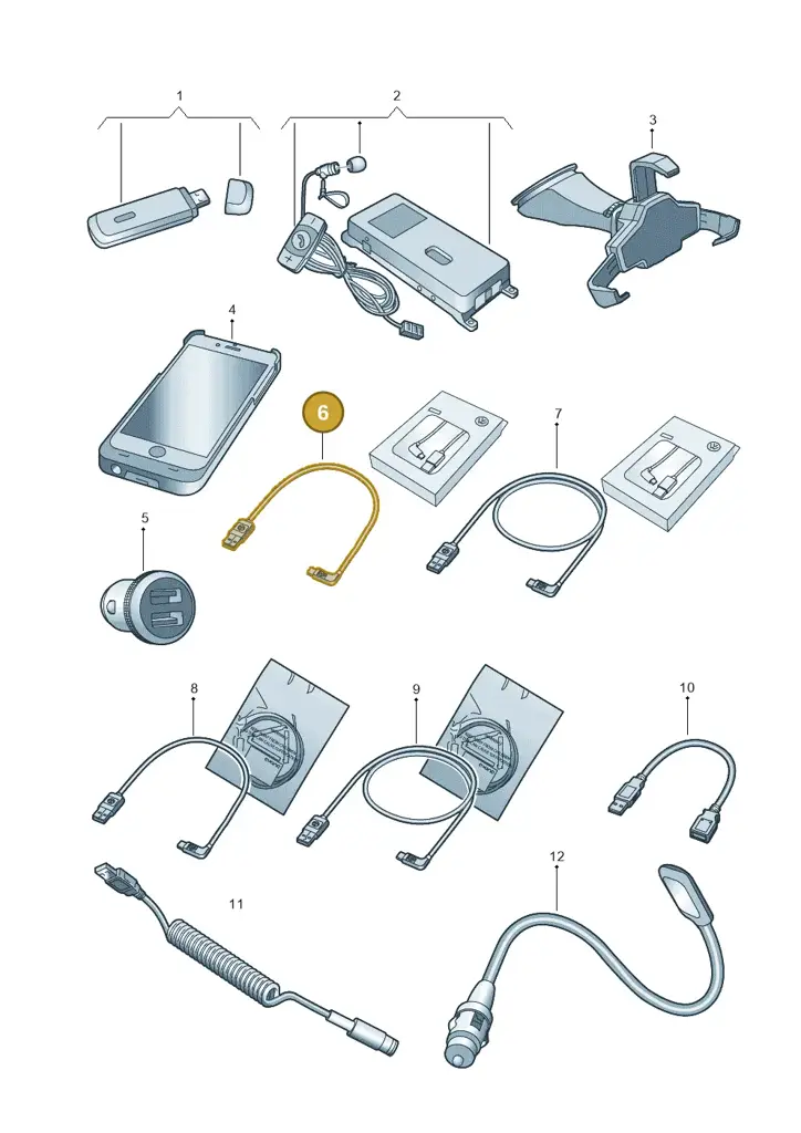 000051446AQ — Volkswagen Transport. multivan (2019-2024) diagram 827051600, position 6