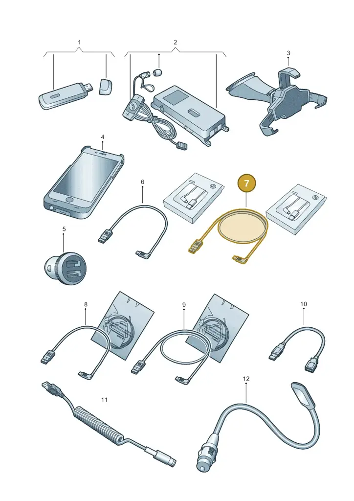 000051446BP — Volkswagen Caddy Maxi Kombi (2020-2024) diagram 827051600, position 7