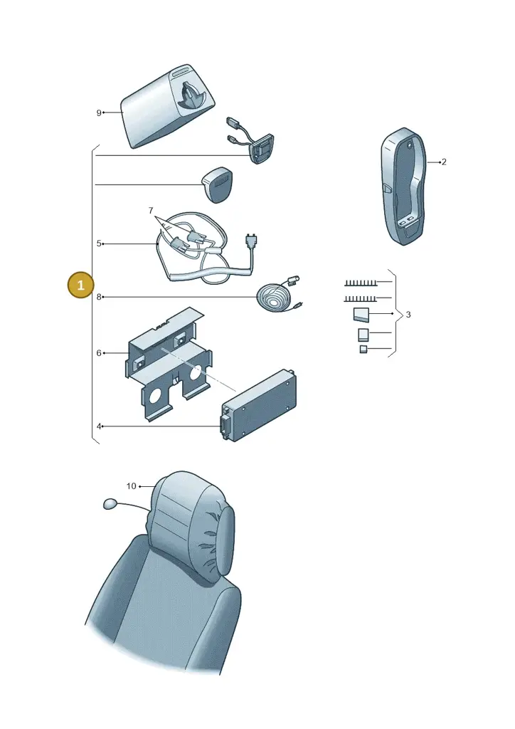 000051473G — Volkswagen Caddy Maxi Kombi (2010-2015) diagram 420060100, position 1