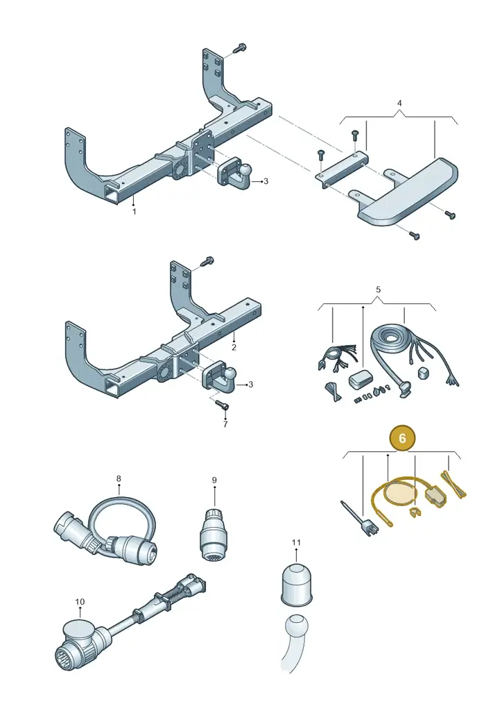 000055212B — Volkswagen MAN TGE 55 (2016-2021) diagram 806071010, position 6