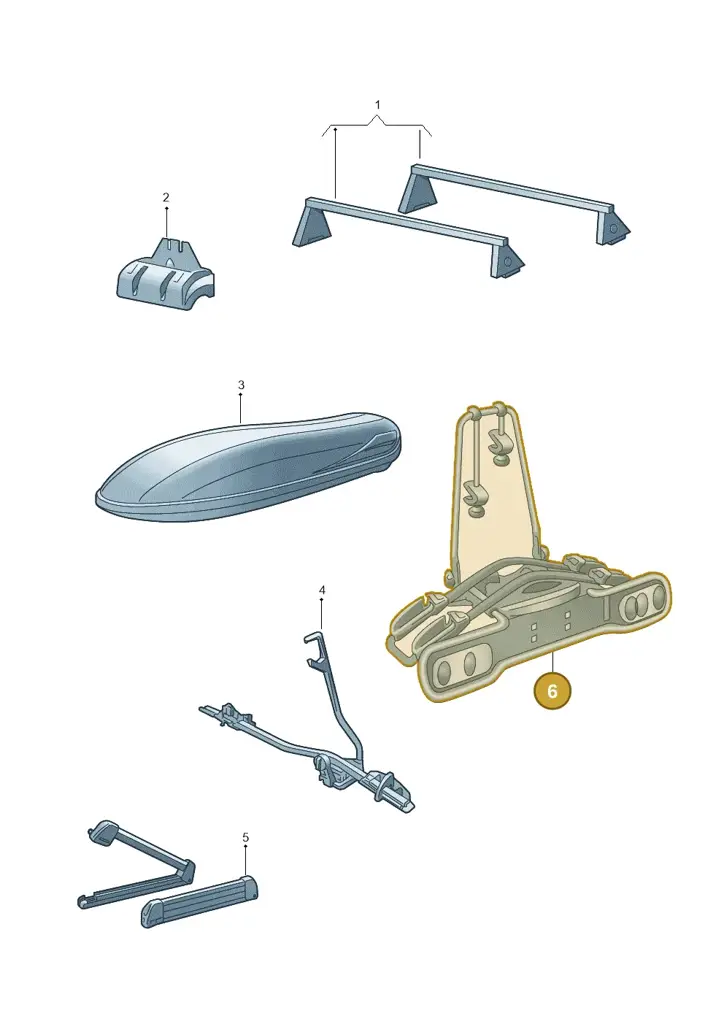 000071105P — Skoda Kodiaq (2024-2024) diagram 805071040, position 6