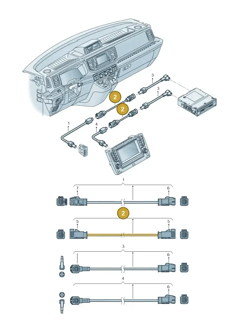 000098600AA — Volkswagen E-Crafter 35 (2018-2024) diagram 806972540, position 2