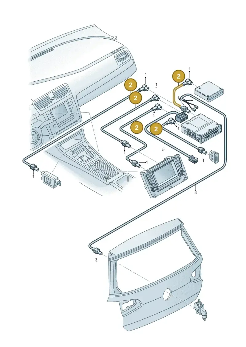 000098606A — Volkswagen New Passat (2015-2022) diagram 796972550, position 2