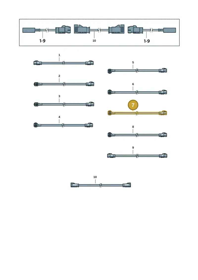 000098609A — Volkswagen Tiguan 2.0 (2023-) diagram 5h0972057, position 7