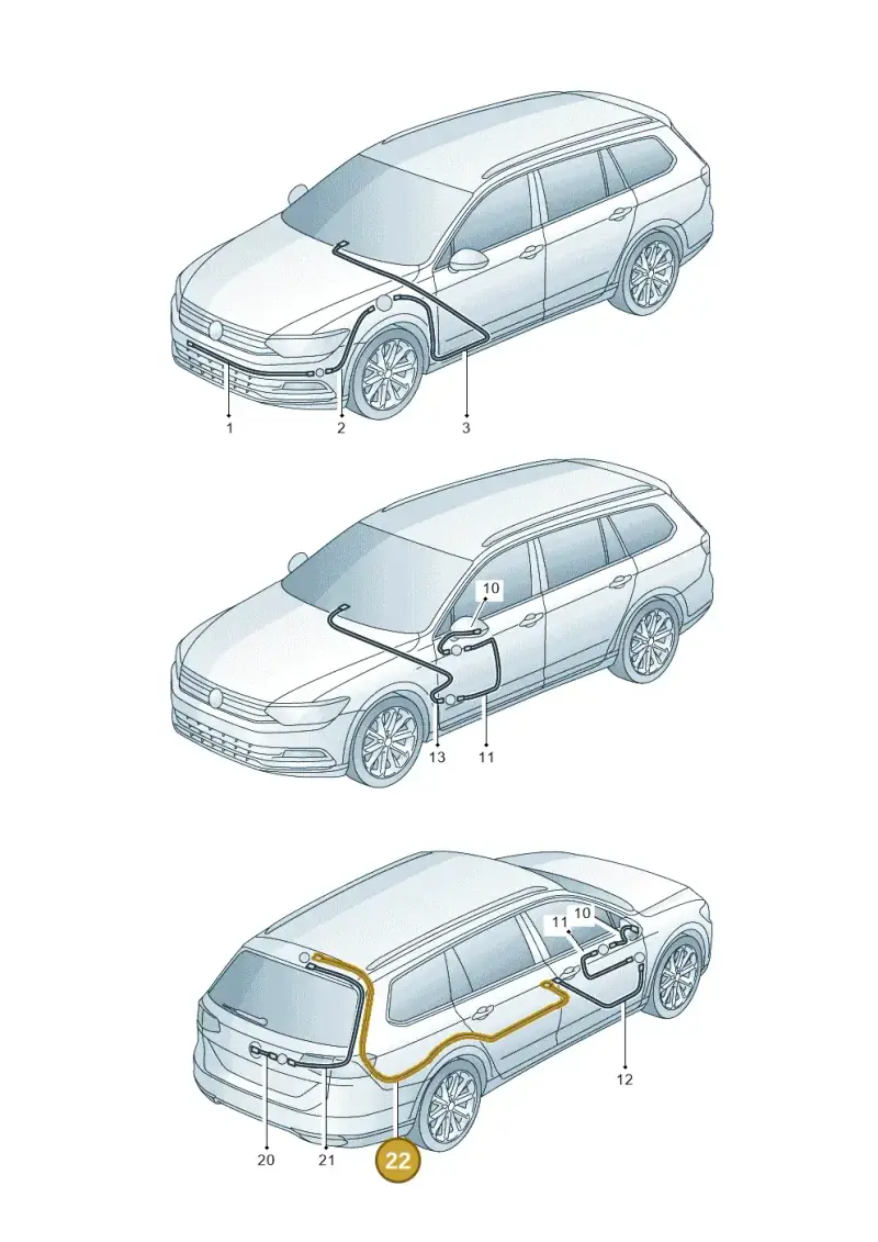 000098653A — Volkswagen Passat saloon (2014-2024) diagram 793972560, position 22