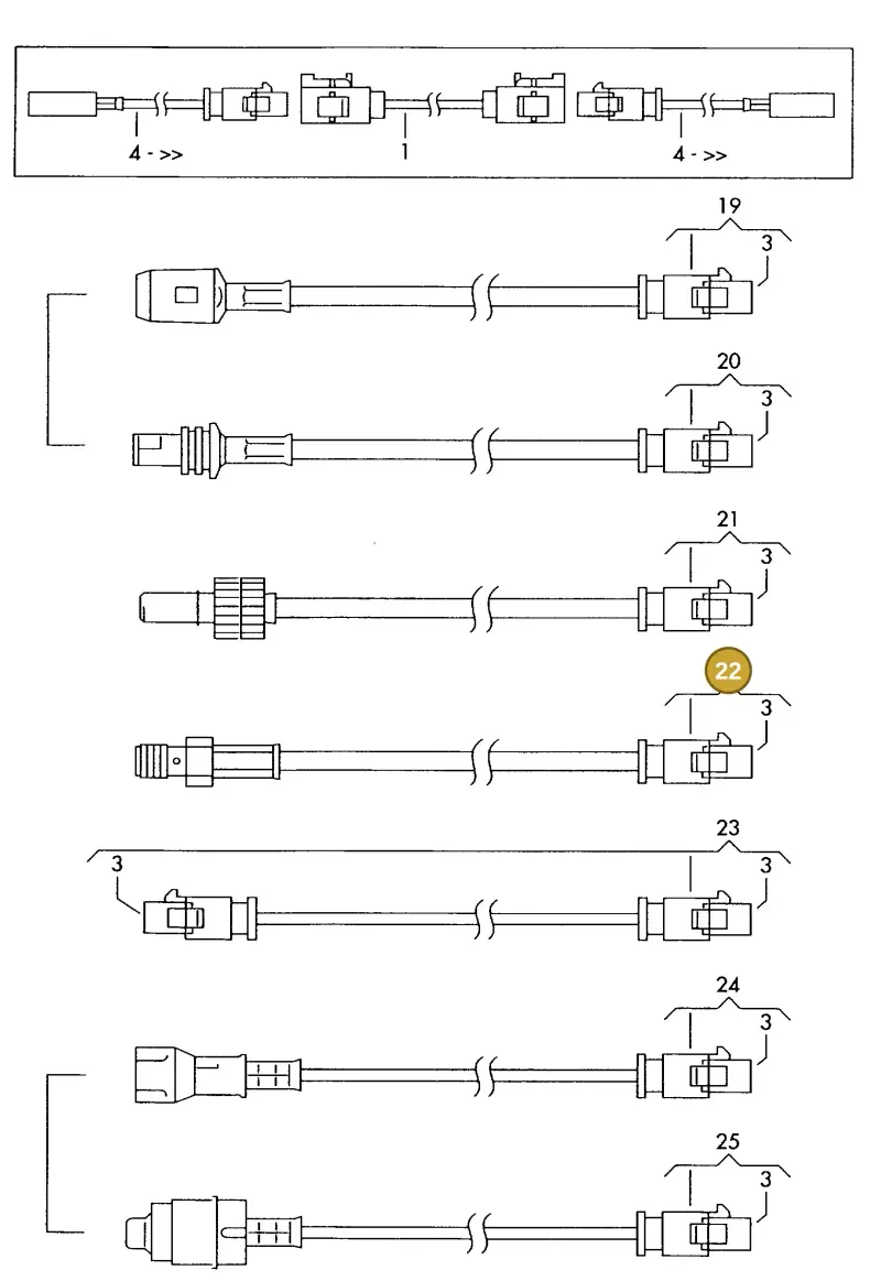 000098686 — Volkswagen 1J0 platform diagram 198035270, position 22