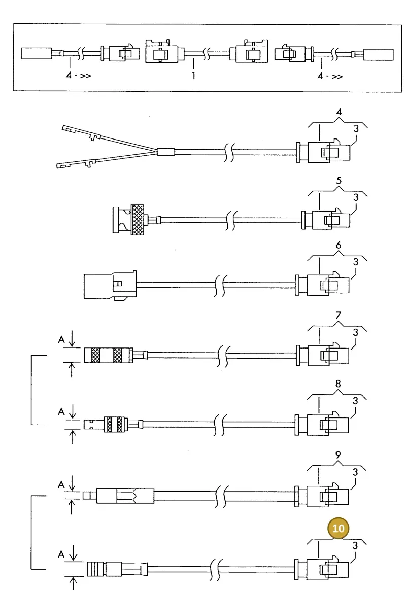 000098699 — Volkswagen 1J0 platform diagram 198035250, position 10