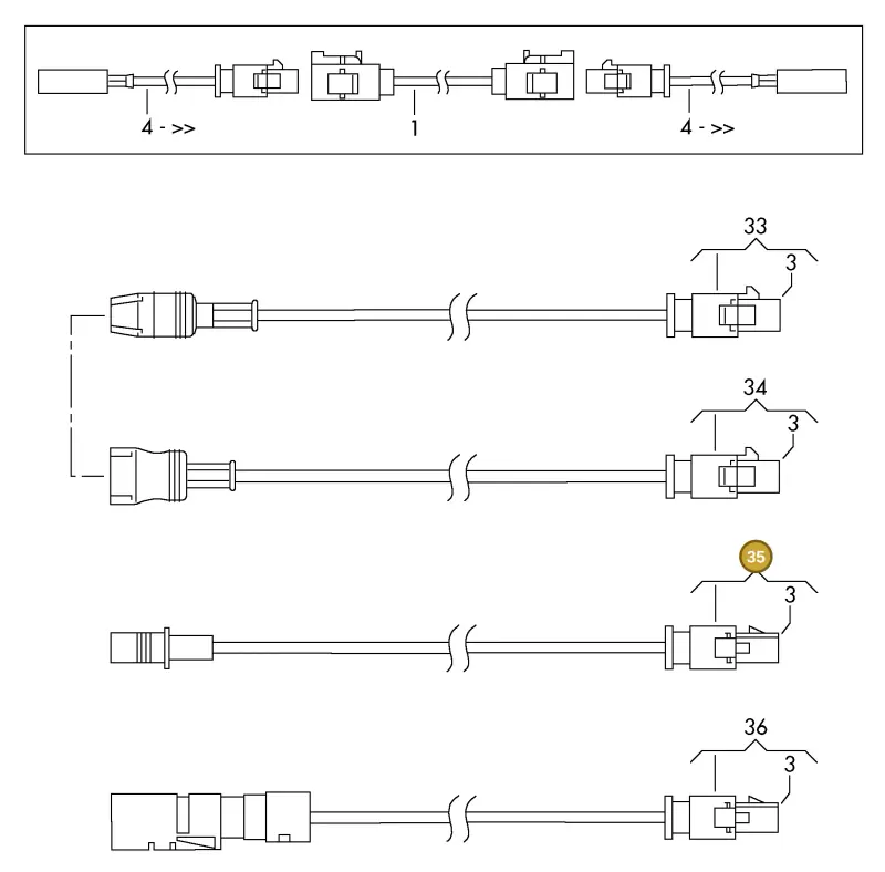 000098711 — Audi 1J0 platform diagram 198035290, position 35