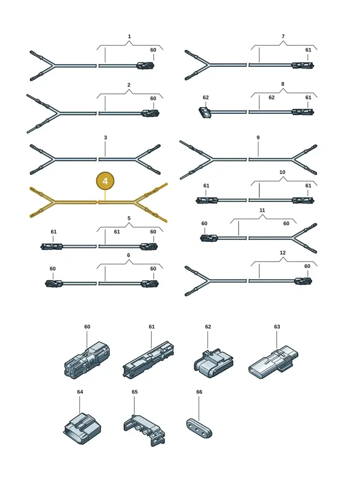 000098800AG — Audi A5 Limousine (2024-2025) diagram 596971802, position 4