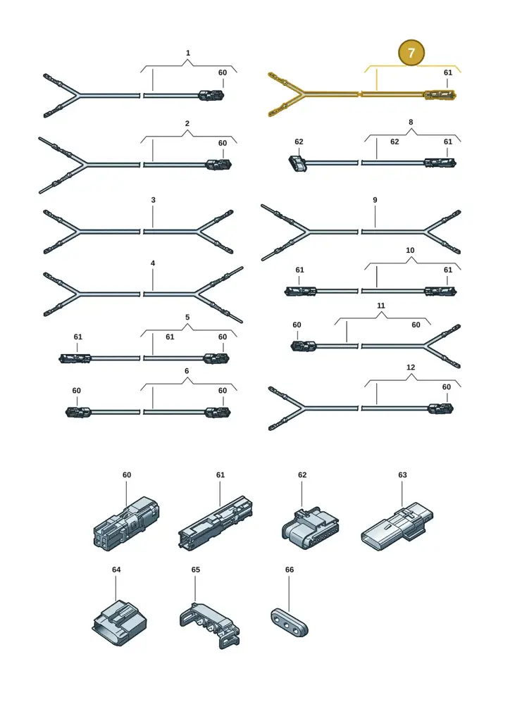 000098800CK — Audi A5 Limousine (2024-2025) diagram 596971802, position 7