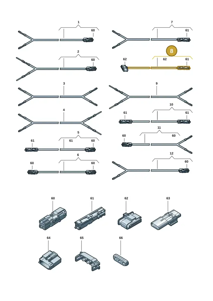 000098800CL — Audi A5 Limousine (2024-2025) diagram 596971802, position 8