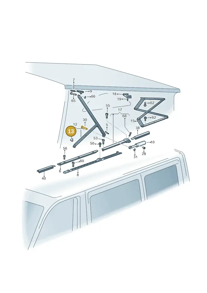 000857145 — Volkswagen Caravelle (2019-2024) diagram 452875200, position 13