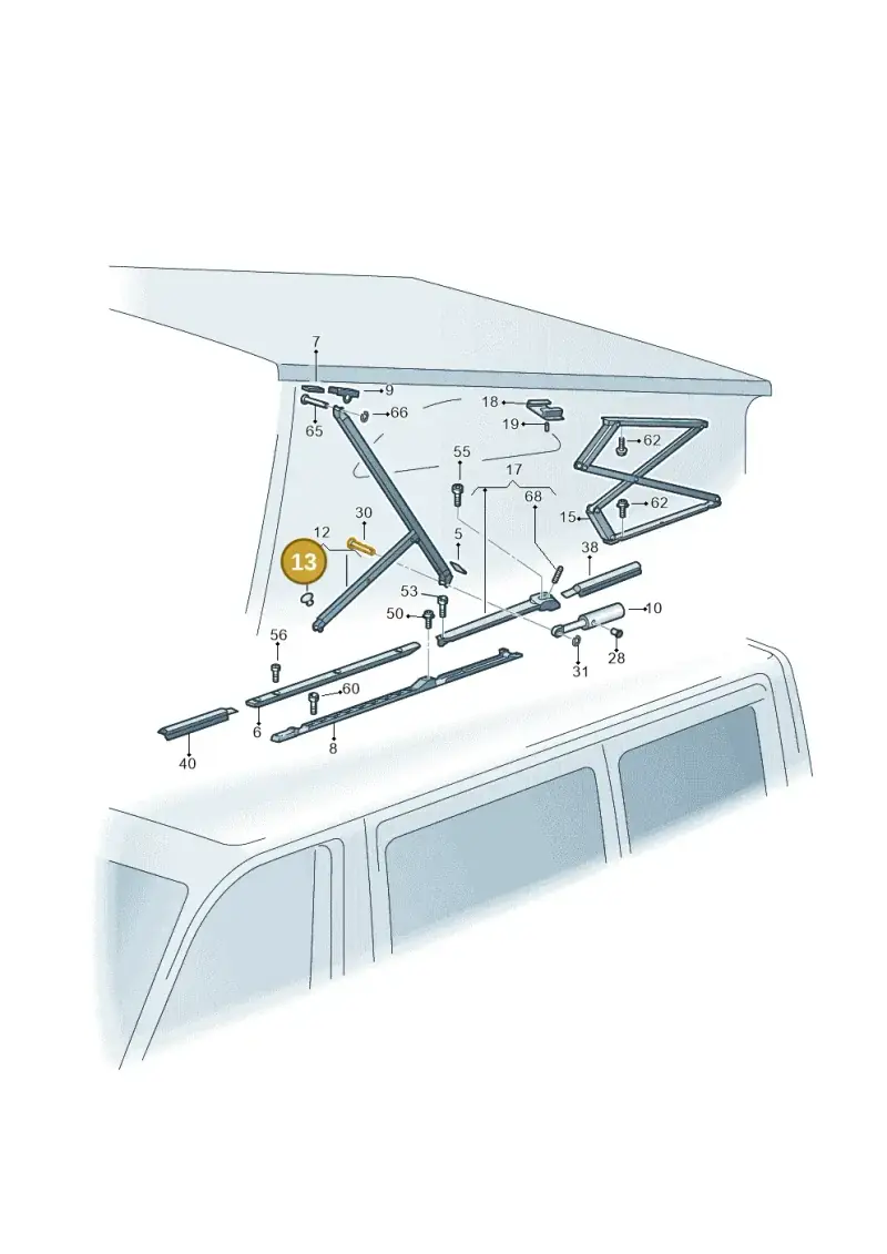 000857145 — Volkswagen Caravelle (2019-2024) diagram 452875200, position 13