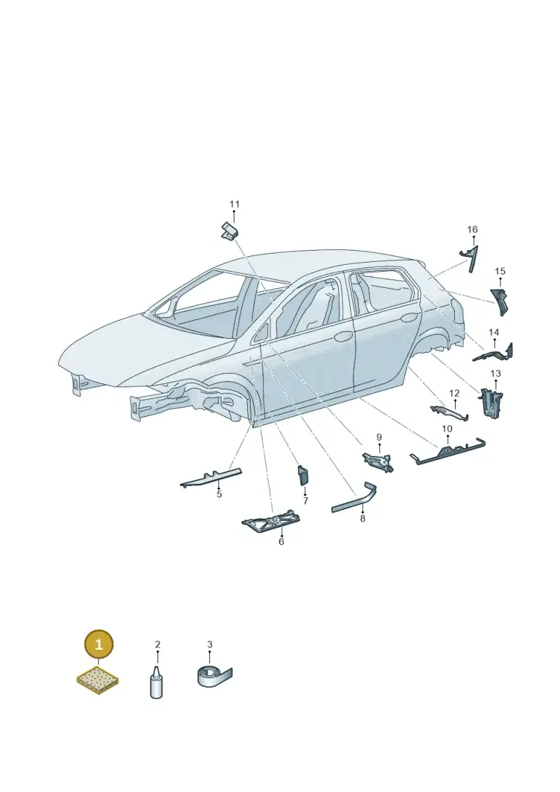 000864663 — SEAT CUPRA Formentor (2020-) diagram 5h0864000, position 1