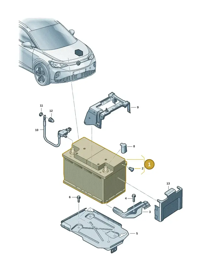 000915089AA — Volkswagen ID.4 (2020-2025) diagram 11a915000, position 1