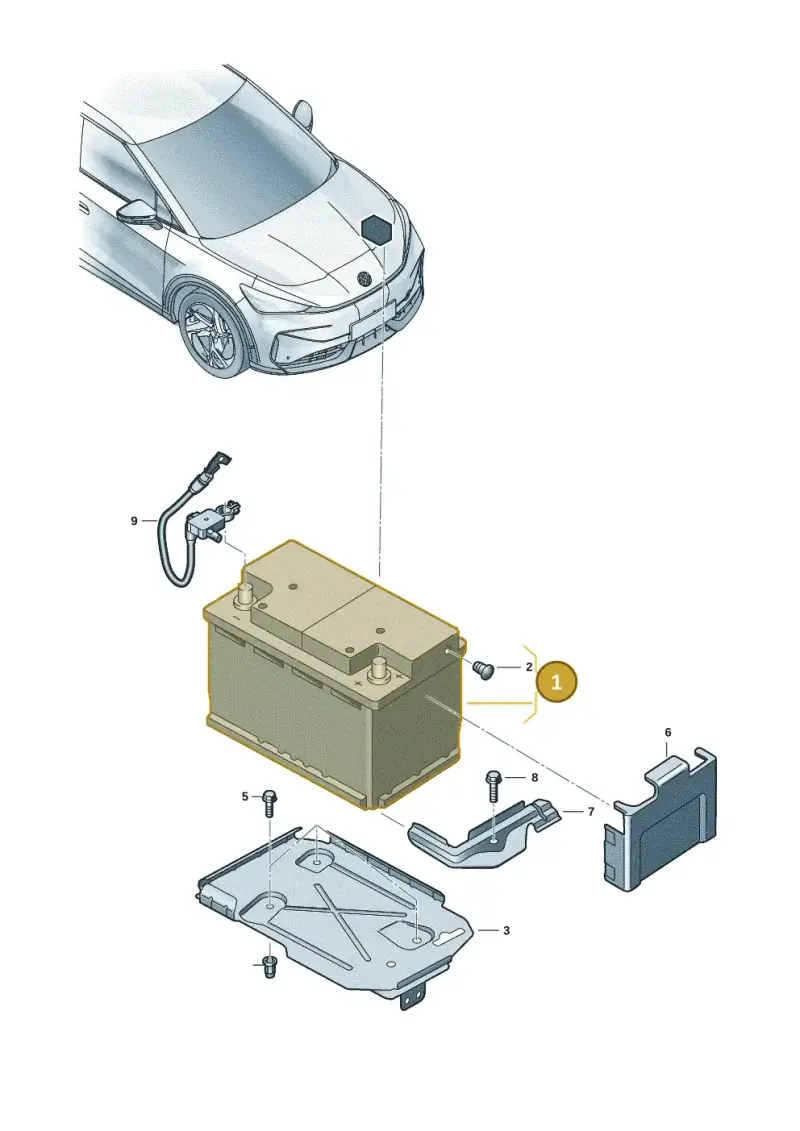 000915089AA — Volkswagen ID.UNYX (2024-) diagram 11h915000, position 1