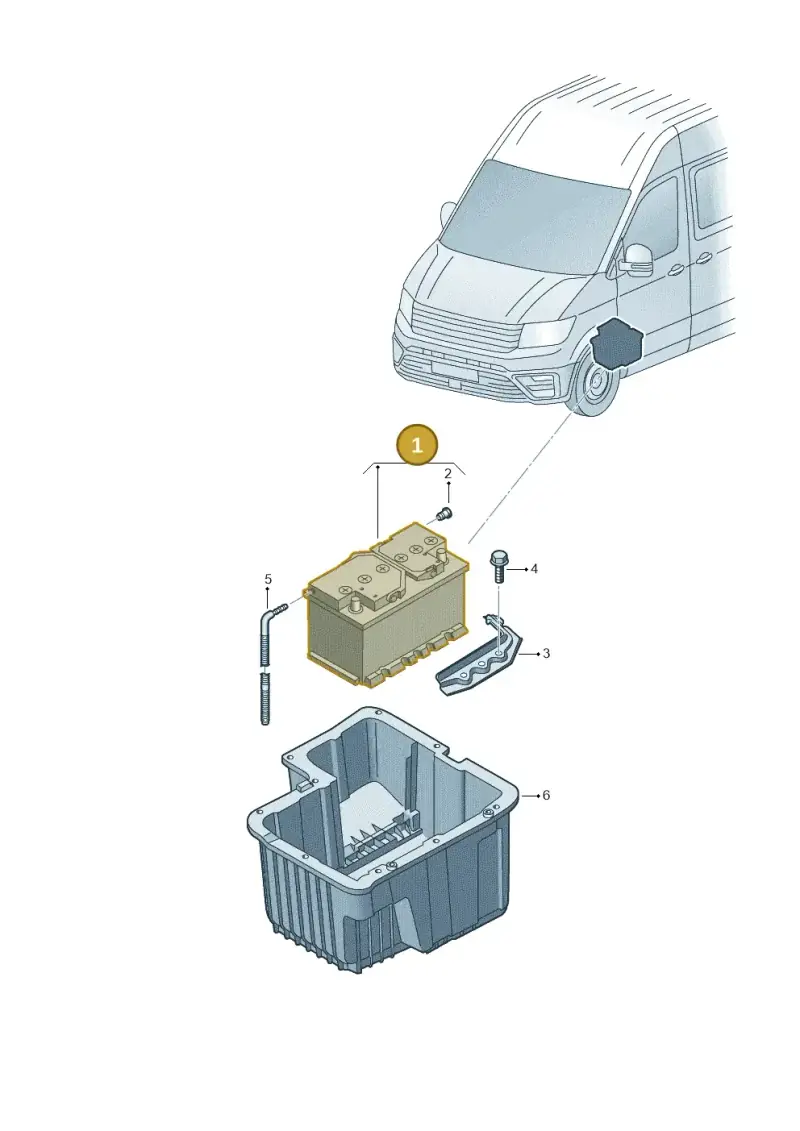 000915089BE — Volkswagen MAN TGE 55 (2016-2021) diagram 806915000, position 1
