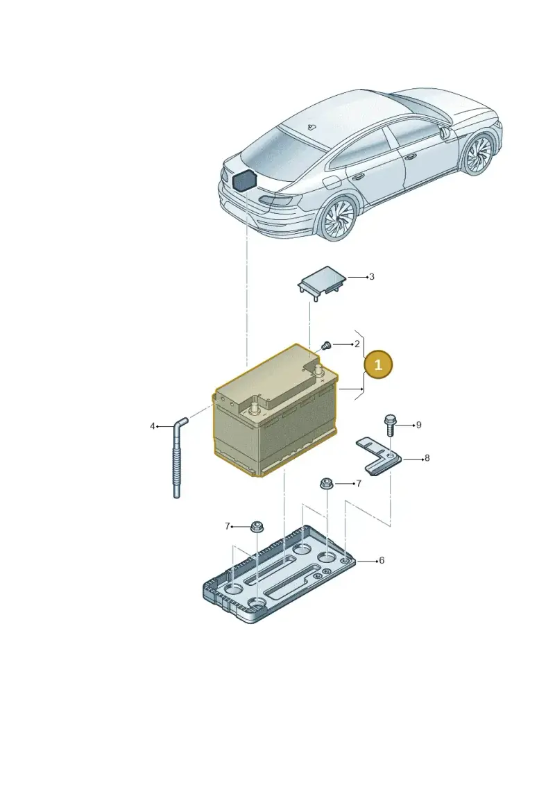 000915089BE — Volkswagen Arteon (2017-2023) diagram 828915100, position 1