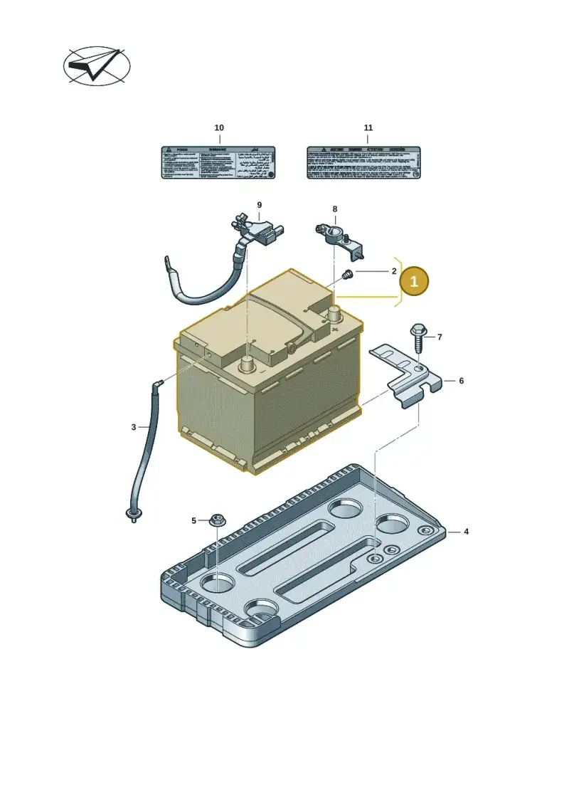 000915089BE — Volkswagen Passat estate (2023-) diagram 3j0915020, position 1