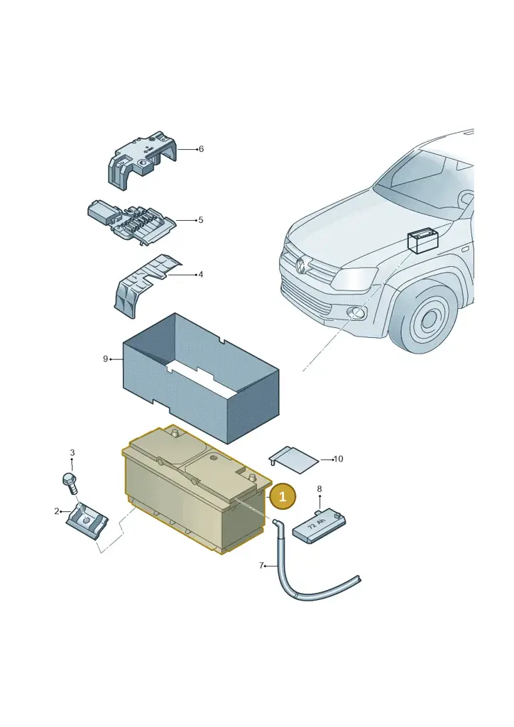 000915089F — Volkswagen Amarok twin cab (2022-) diagram 683915000, position 1