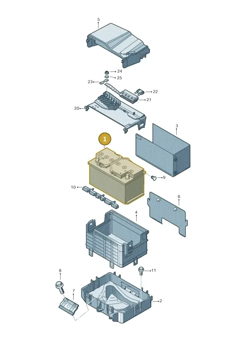 000915105AC — Volkswagen POLO (2001-2005) diagram 210915000, position 1