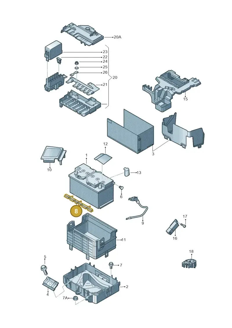 000915413 — SEAT Toledo (2015-2019) diagram 740915000, position 8