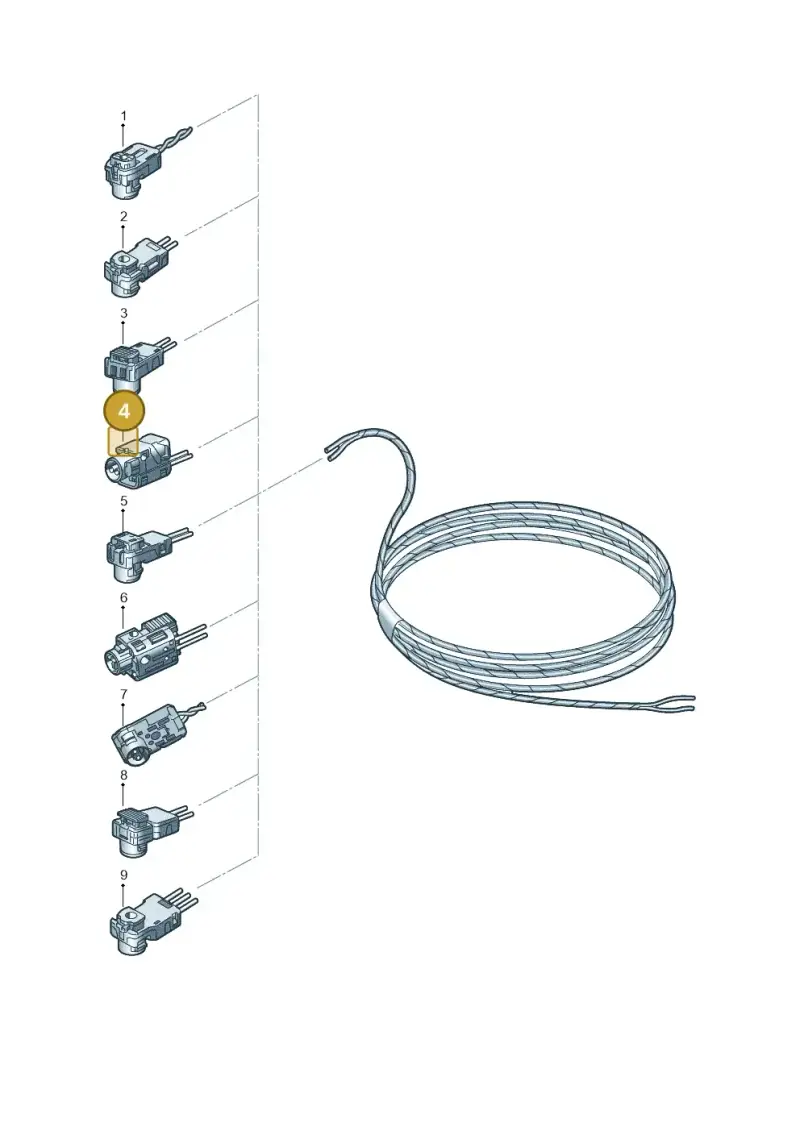 000971582E — Audi A5 Limousine (2024-2025) diagram 596971845, position 4