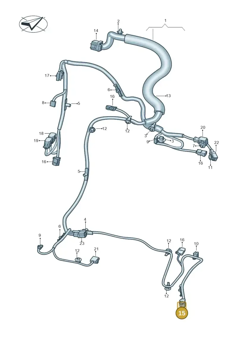 000971582M — SEAT CUPRA Born (2021-) diagram 10a972027, position 15