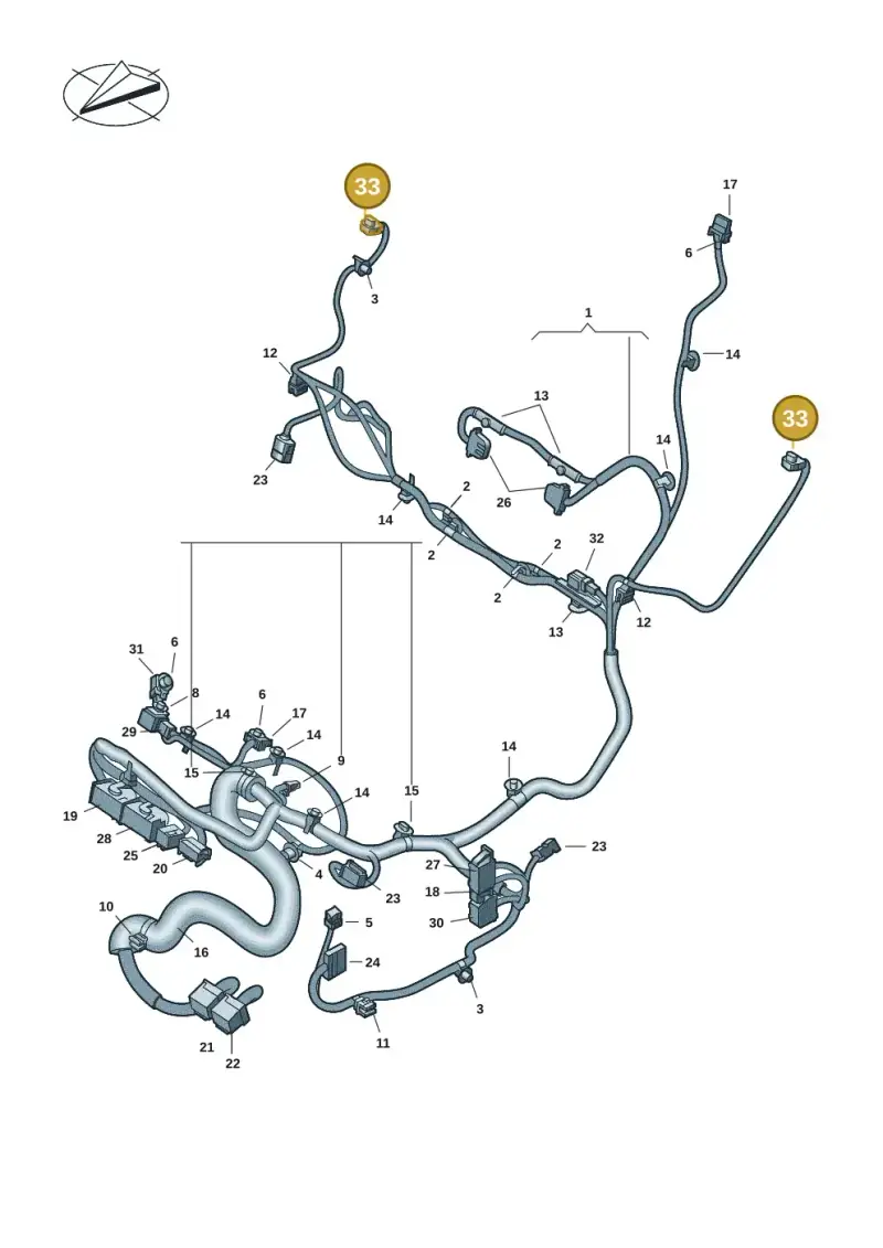 000971582M — Volkswagen Multivan (2021-2025) diagram 7t0972250, position 33