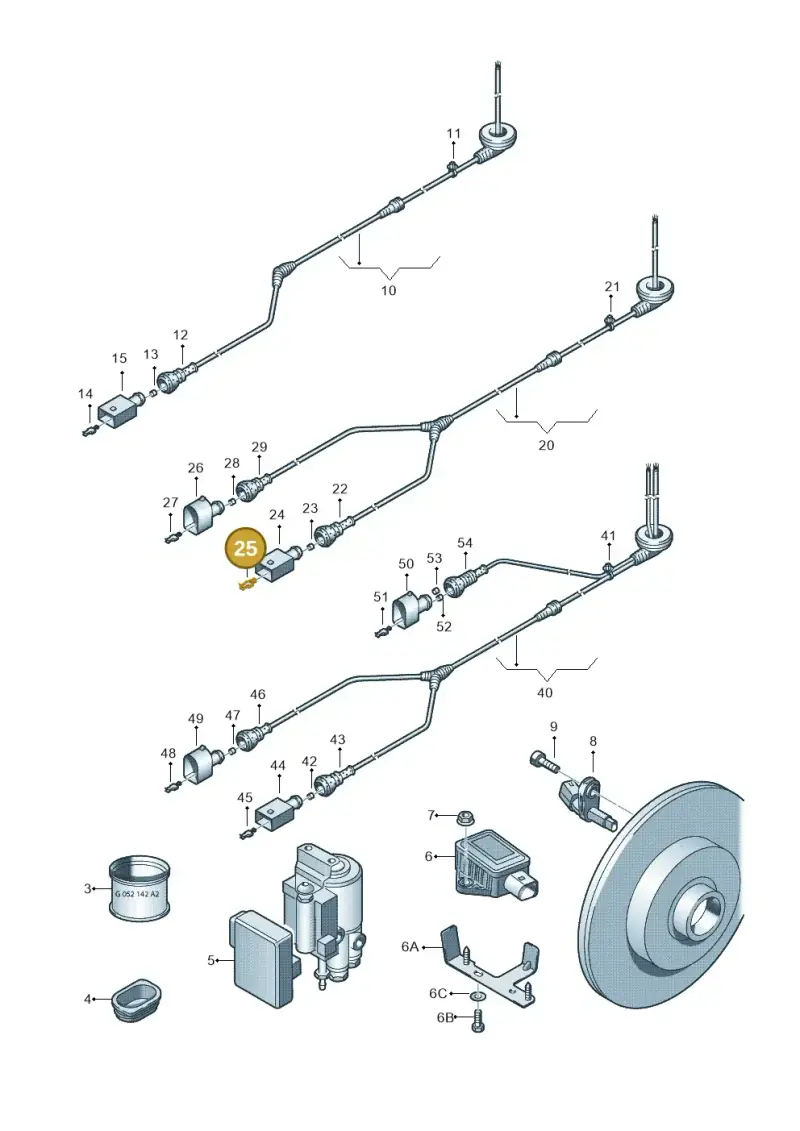000979132E — Volkswagen Jetta 1.4 (2013-2015) diagram 409927000, position 25