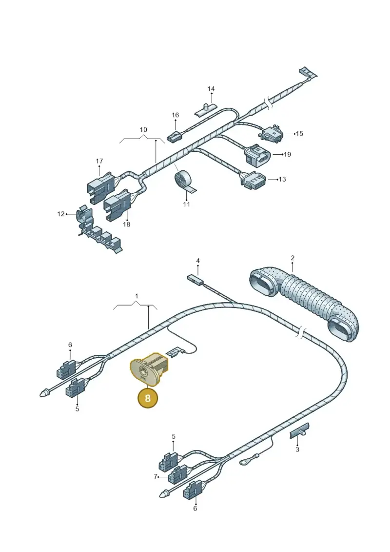 000979207E — Volkswagen Polo (2012-2014) diagram 253972500, position 8