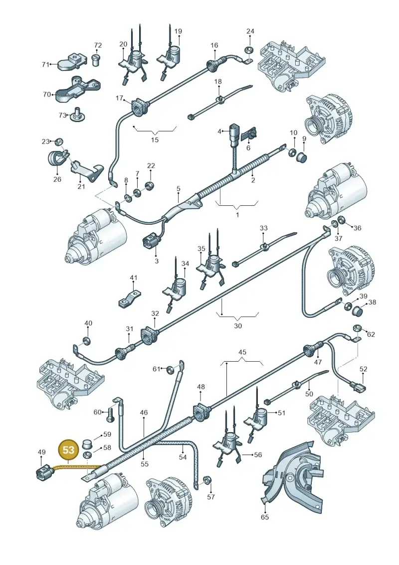 000979993 — Audi A6 2.7 TDI (2008-2011) diagram 448972020, position 53