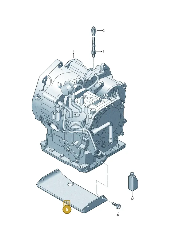 001399257A — Volkswagen POLO (2005-) diagram 158300500, position 5