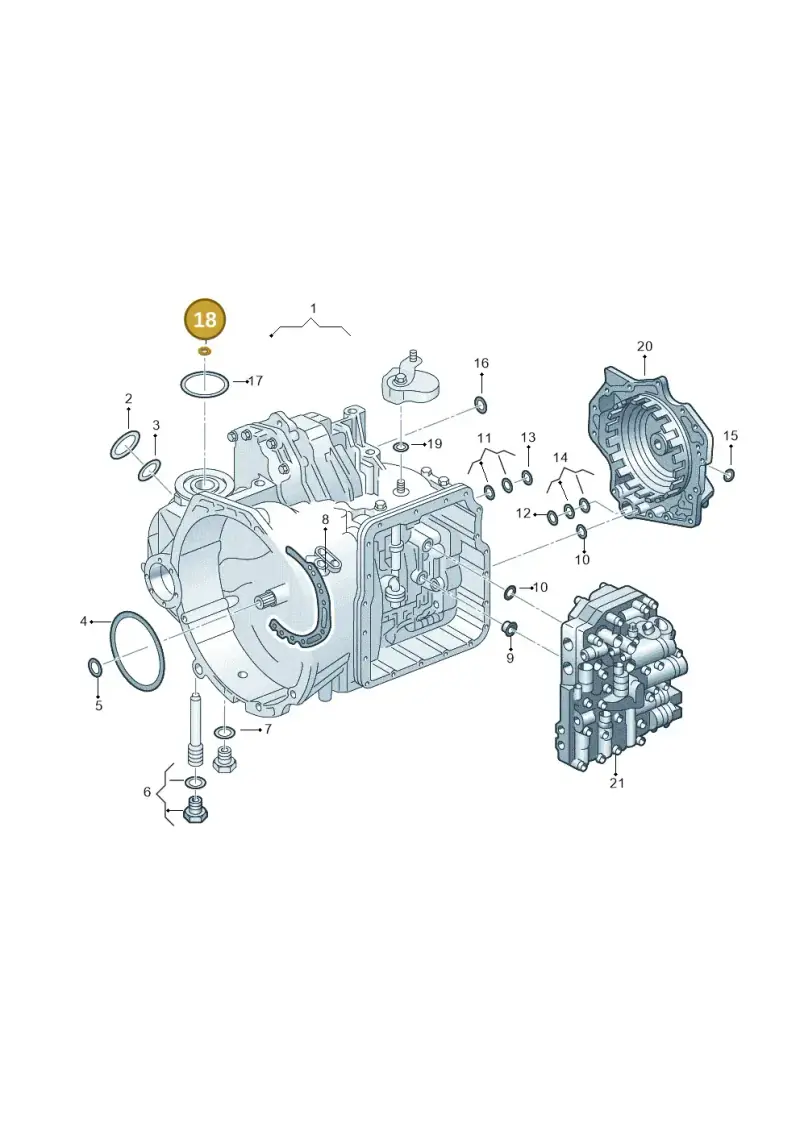 001409069 — Volkswagen Sharan (2008-2010) diagram 245321700, position 18