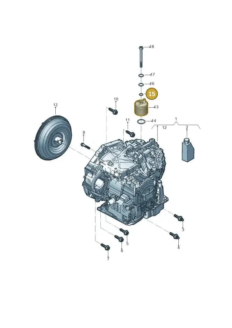 001409069 — Volkswagen Beetle (2016-2019) diagram 802300357, position 15