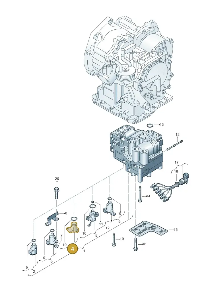 001927333B — Volkswagen LUPO/3L TDI (2003-2005) diagram 158325500, position 4